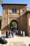 Salah satu gerbang Alhambra, Granada
